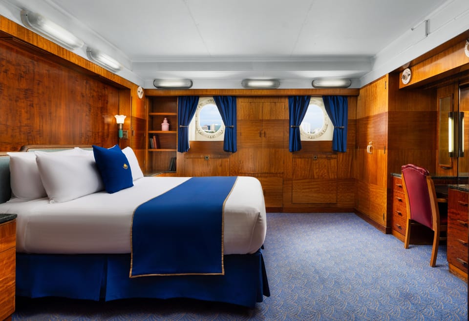 Family Stateroom, 1 King & 1 Twin Bed | Hypo-allergenic bedding, pillowtop beds, individually decorated