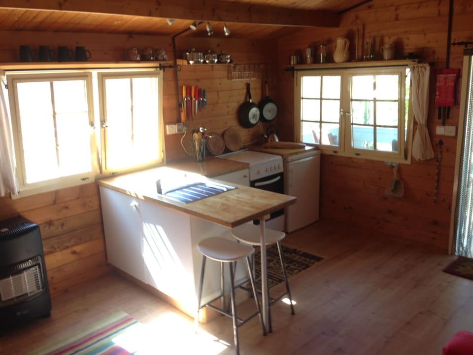 self-contained fully equipped kitchen