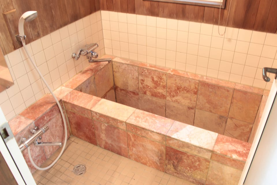 Room with Open Air Bath | Bathroom | Separate tub and shower, free toiletries, hair dryer, slippers