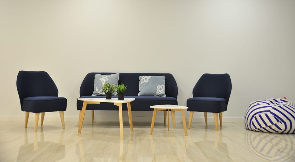 Lobby sitting area