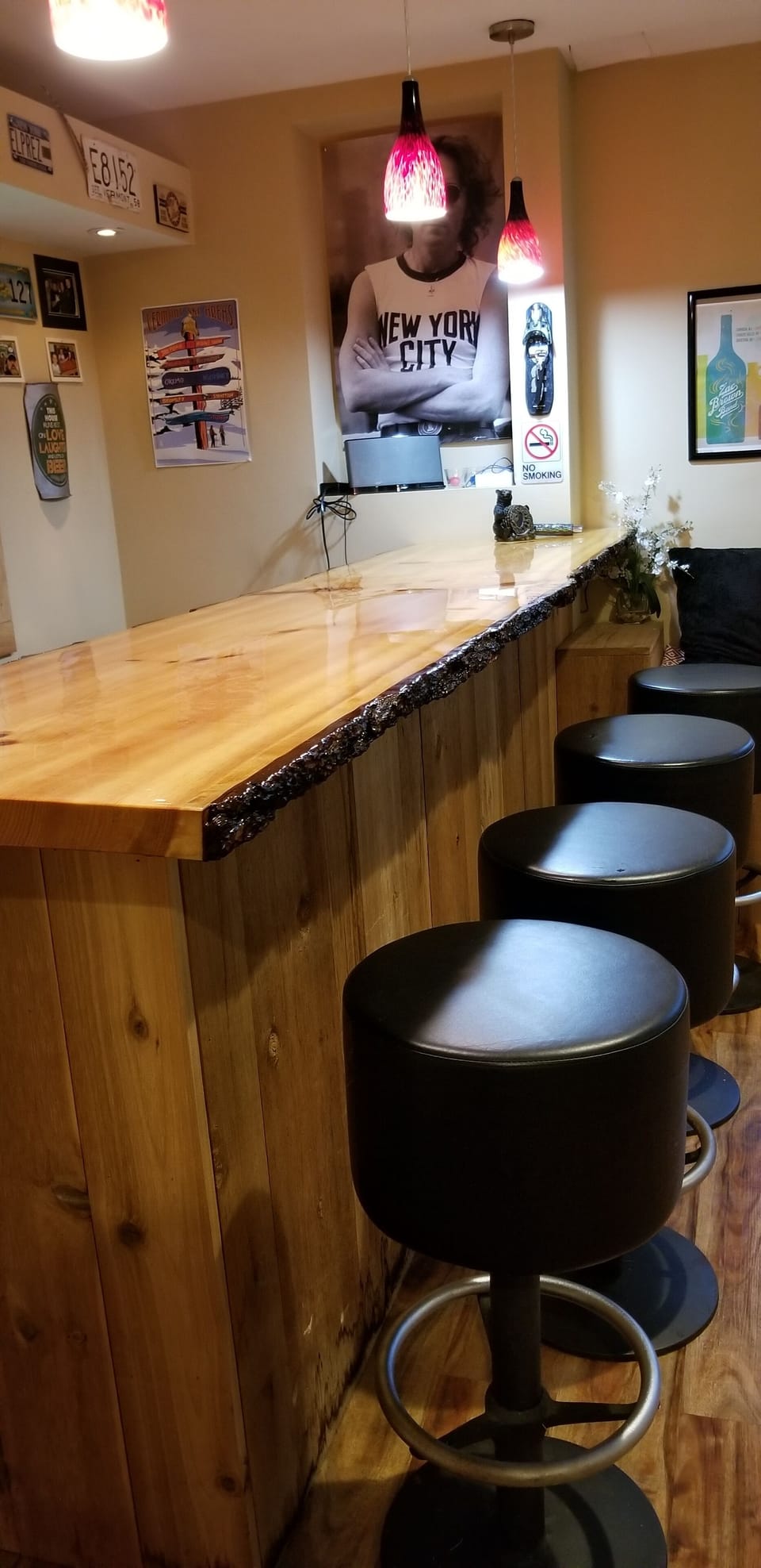 Down stairs bar