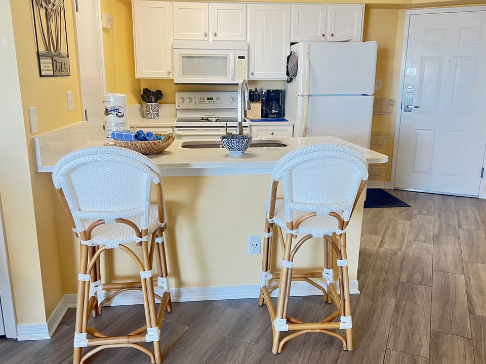 View of Kitchen from Living Room