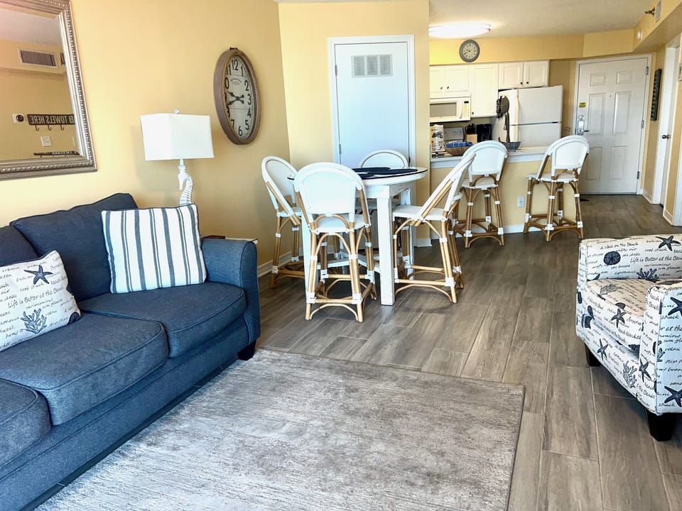 Living Room and Dining Area