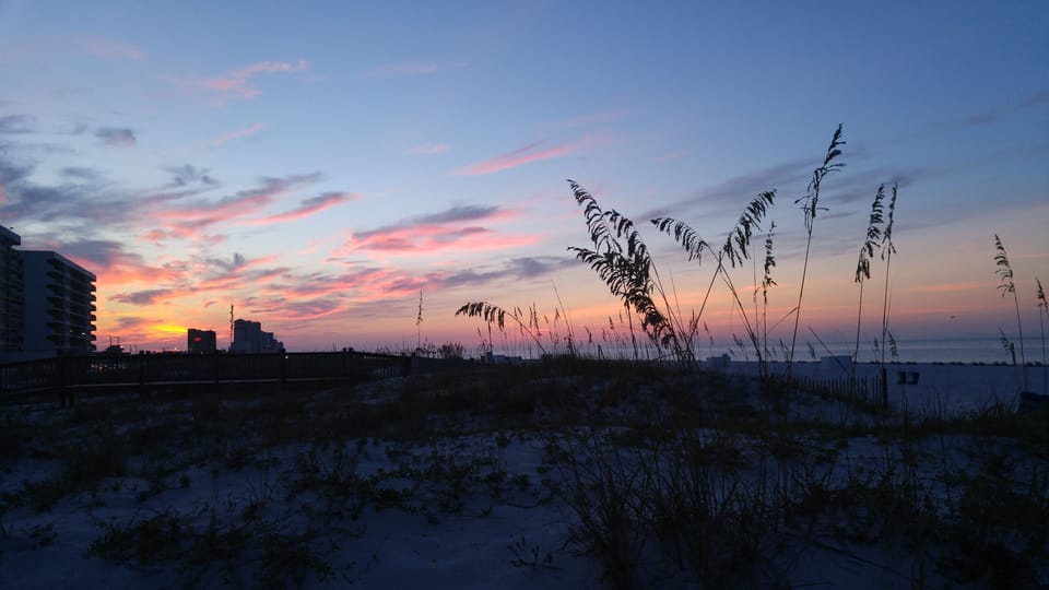 Sunrise at the beach