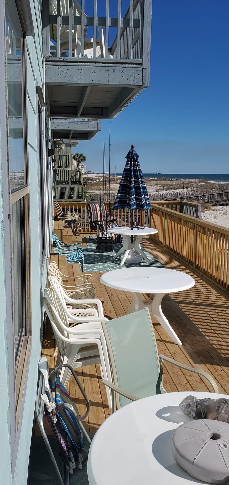 View from deck looking east