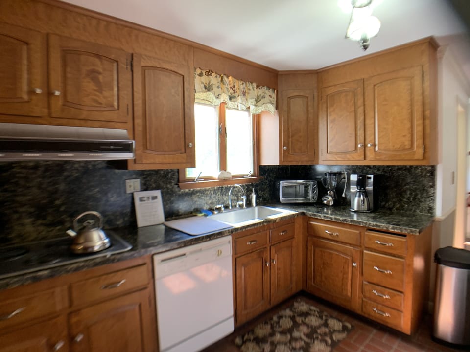 Dishwasher, toaster oven coffee maker,