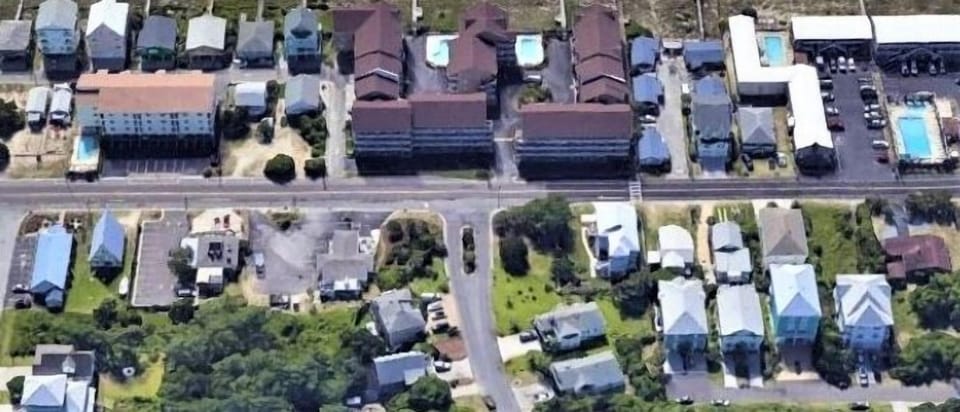 Sand Pebbles aerial view