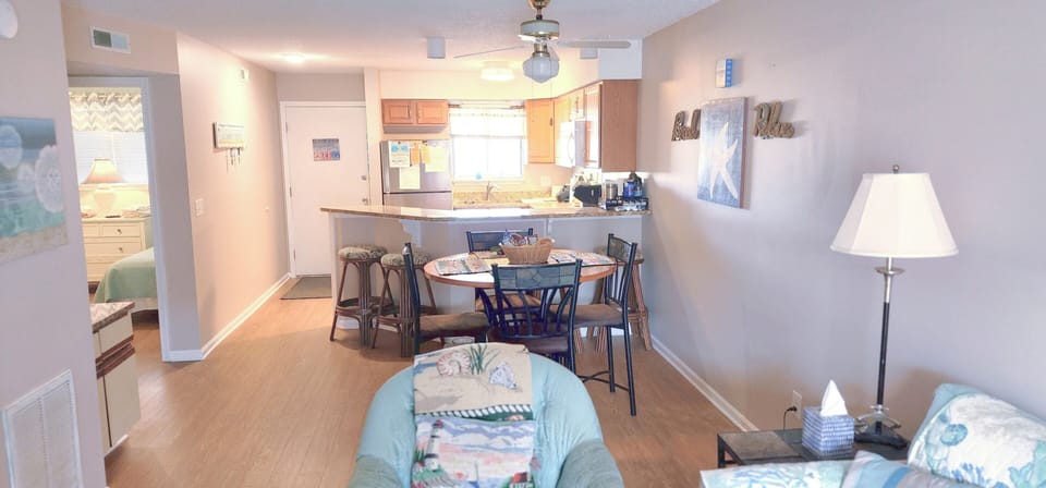 Kitchen & entrance view from living room