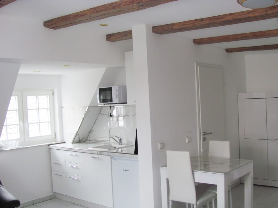 City Studio, Private Bathroom, City View (10) | Private kitchen | Microwave, electric kettle, toaster, cookware/dishes/utensils