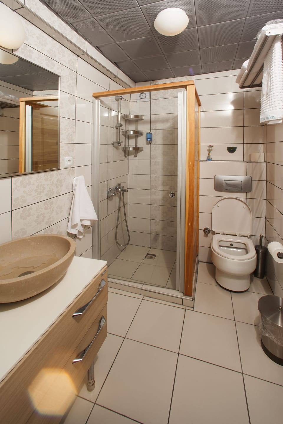 Suite | Bathroom | Shower, free toiletries, hair dryer, slippers