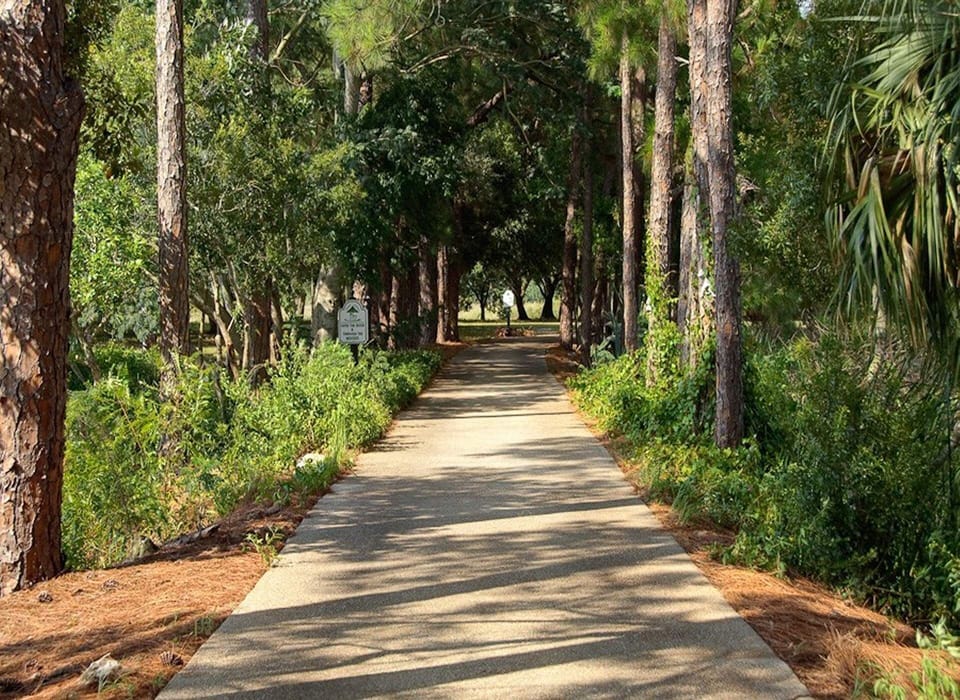 The road "bridge" onto this 62 acre private island.."