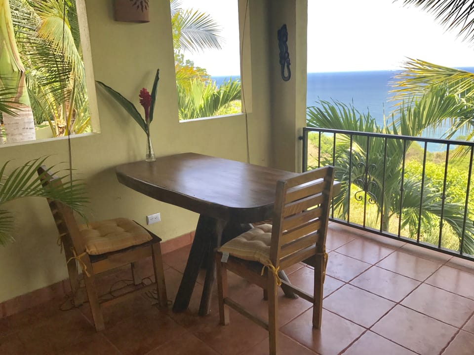 Dining areawith ocean views