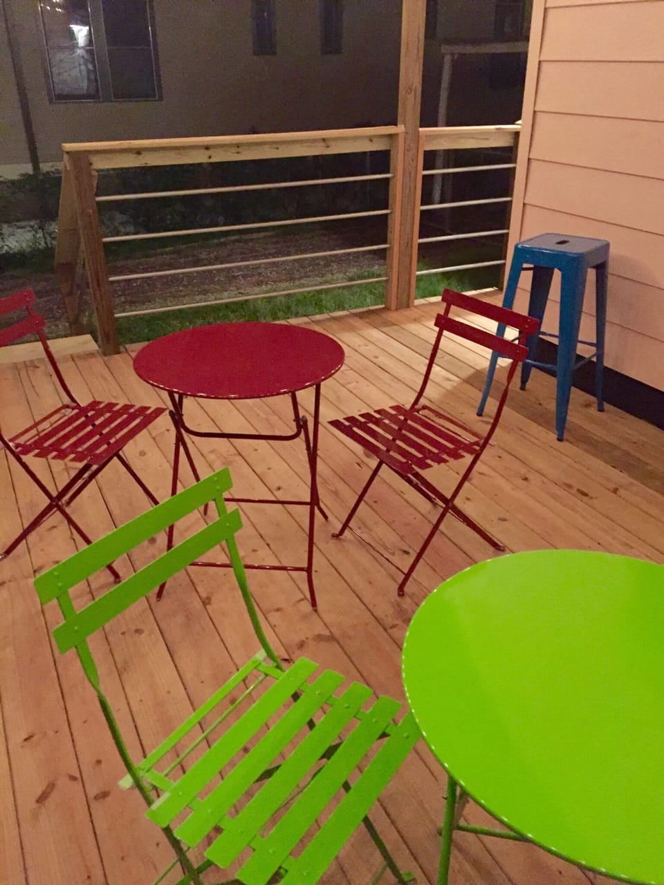 Great place to hang out in the evening with friends or family. 