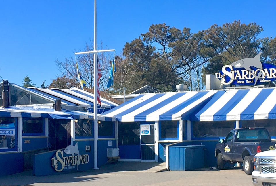 The World Famous Starboard restaurant and bar - right around the corner!