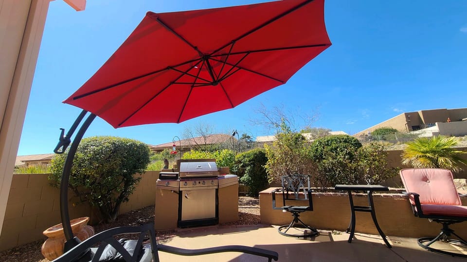 New 2021 umbrella for back patio
