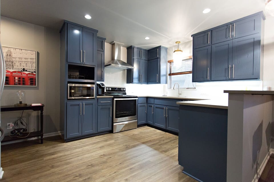 Large open kitchen