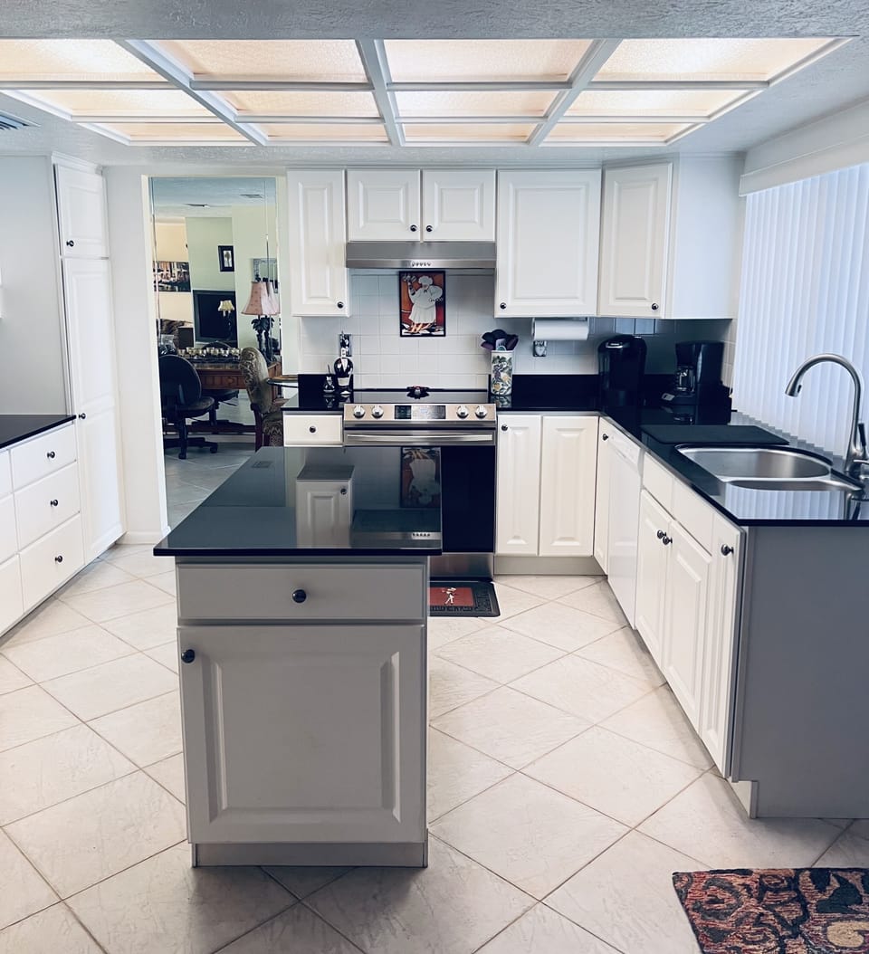 Kitchen view from family room