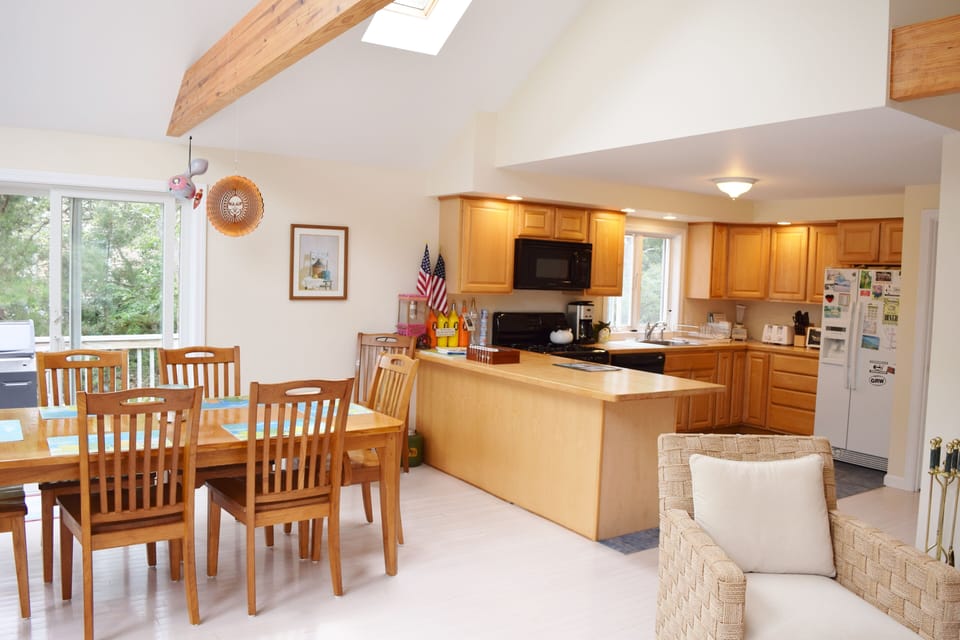View From Living Area Toward Kitchen & Dining Area