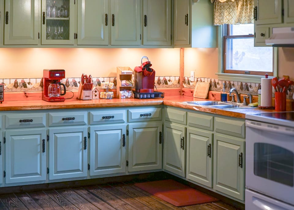 Cook up memories in our fully equipped, quaint country kitchen.
