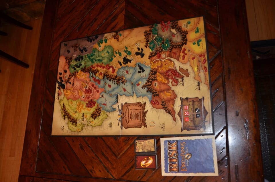 We have several games for you to play, including Lord of the Rings Risk
