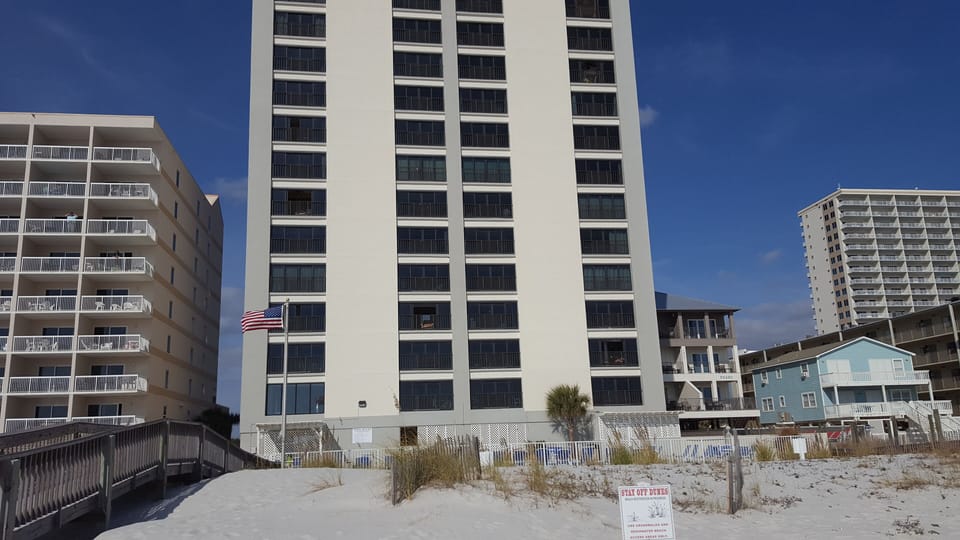 Gulf Tower is just steps from the Beach! Beach front!