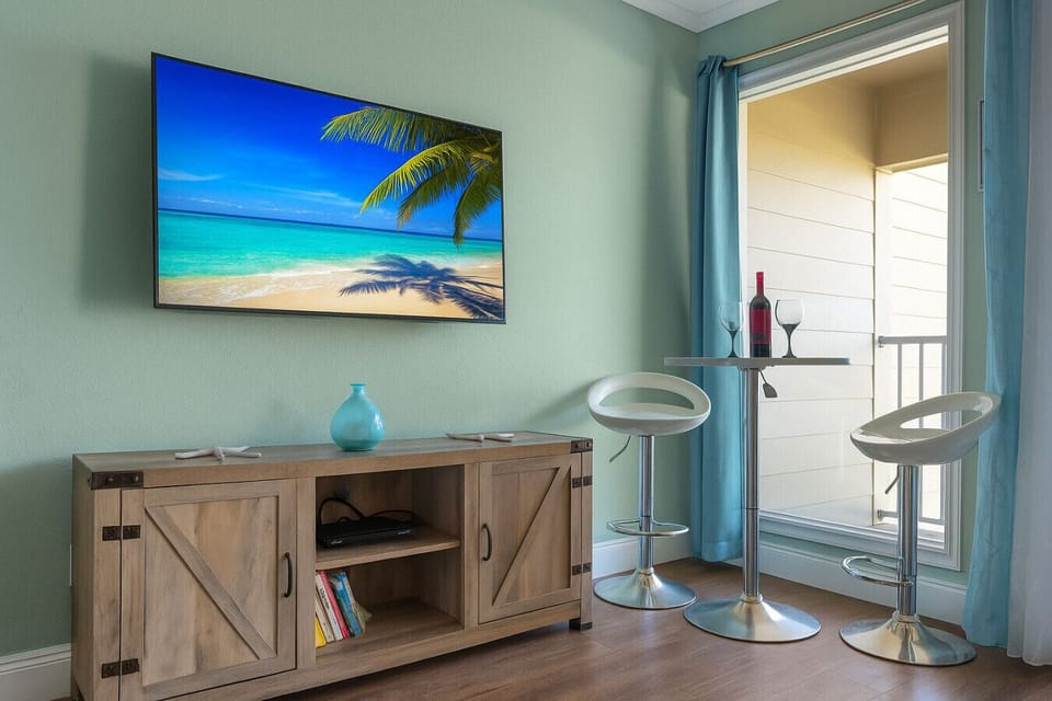 Living room with Smart TV