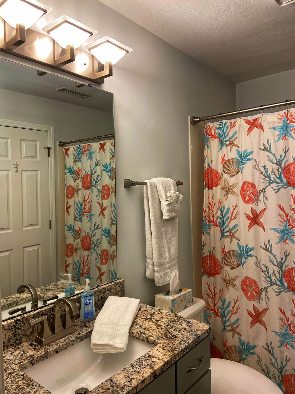 Master bath living area