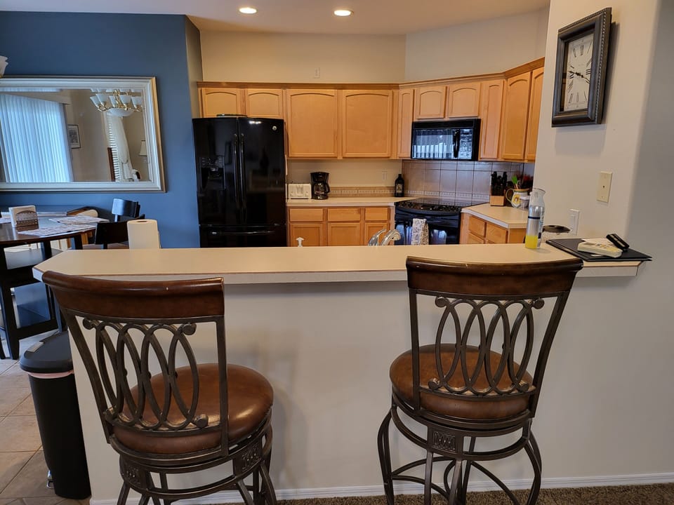 Great room concept & open kitchen