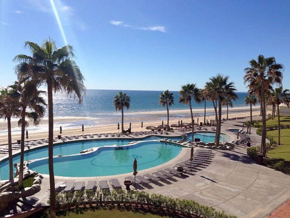view from balcony