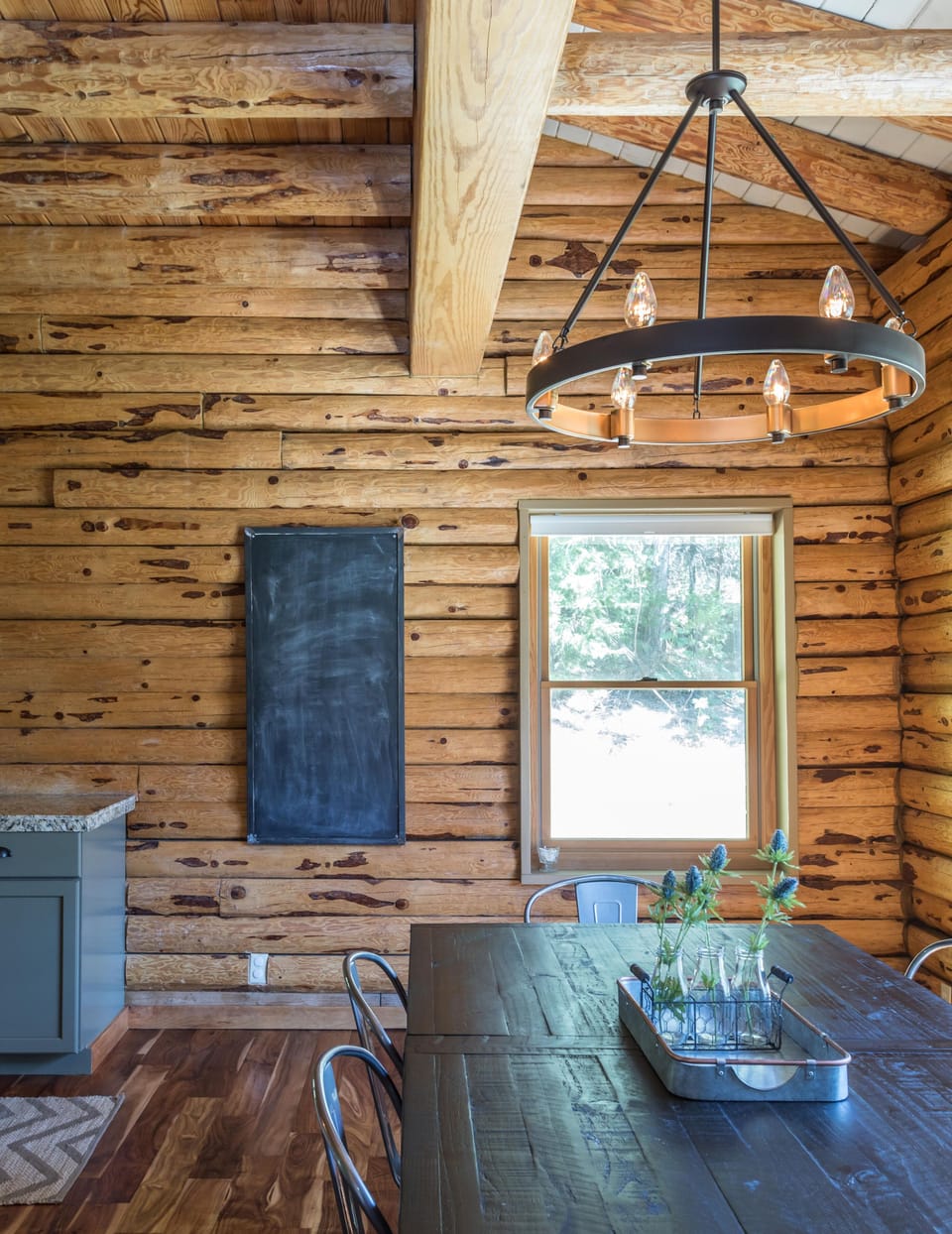Dining table in the kitchen