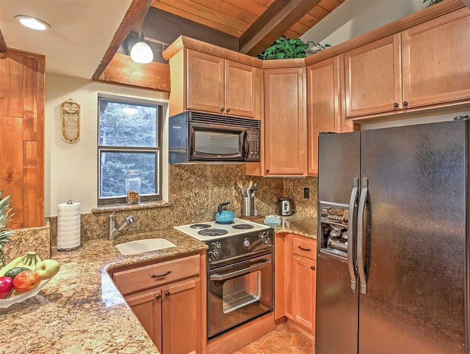 Become a chef on these granite counter tops.