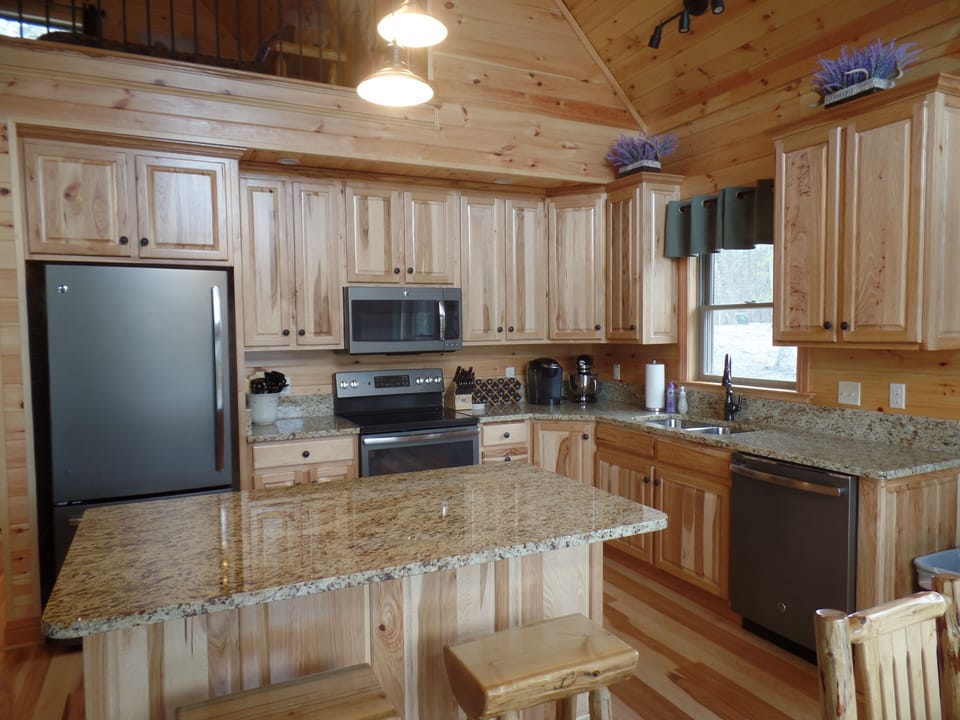 A well-stocked kitchen