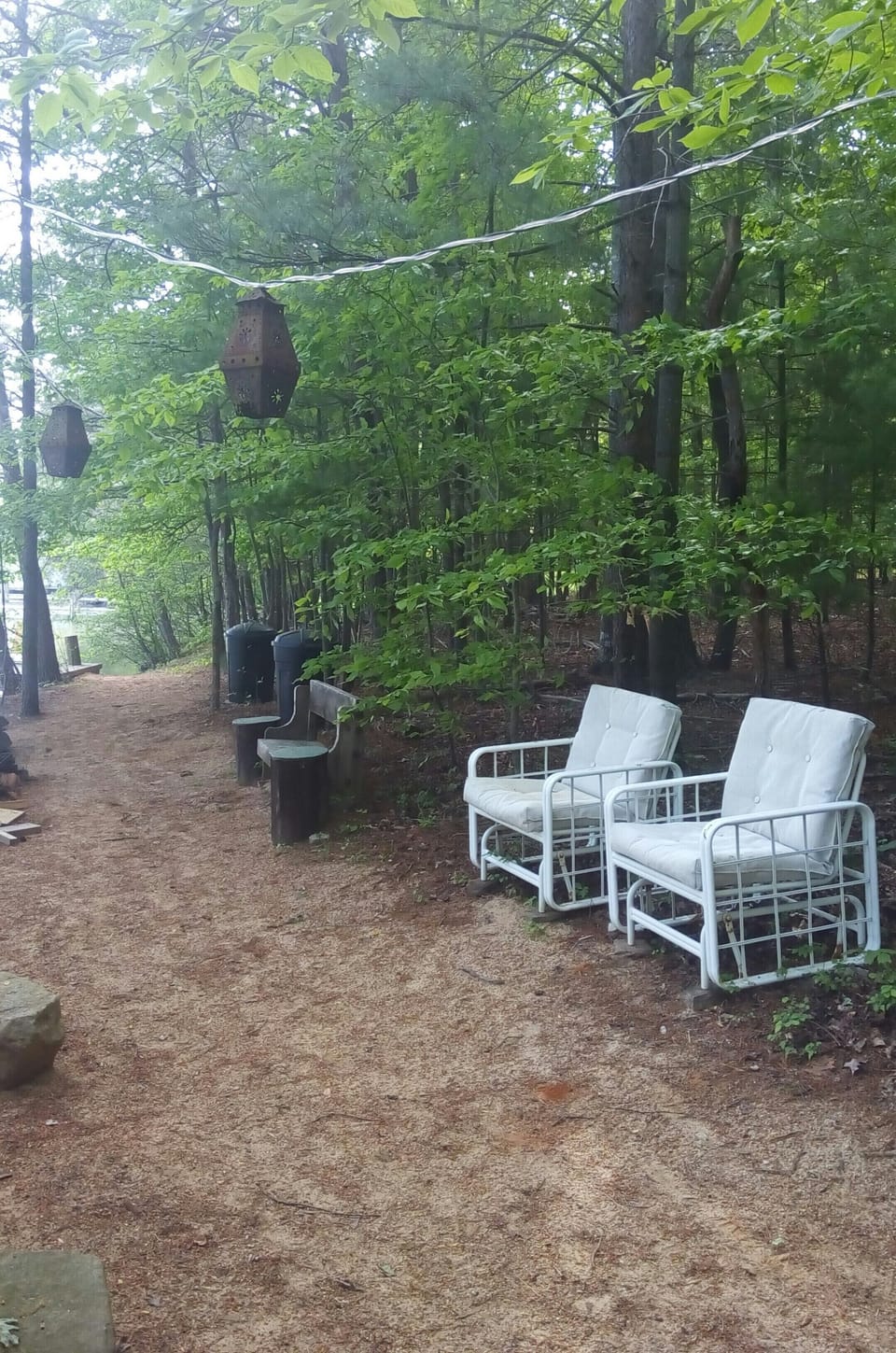 Lake Path Next to Firepit