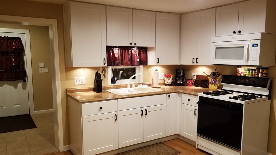 Fully stocked kitchen