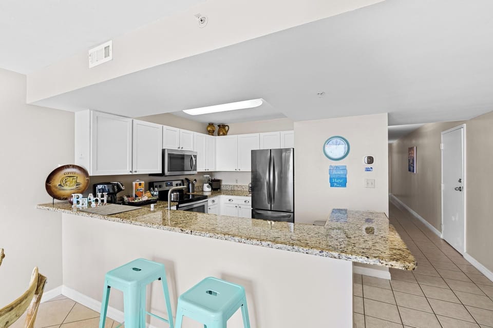 Kitchen with stainless appliances