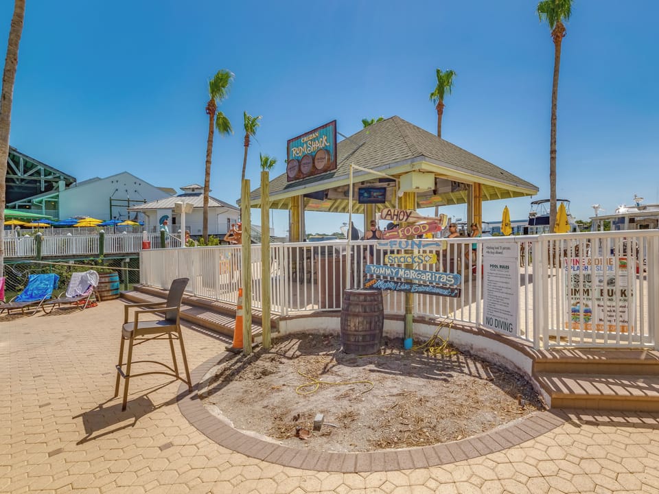 Don't forget to check out the Rum Shack for a soda, an adult beverage or a snack