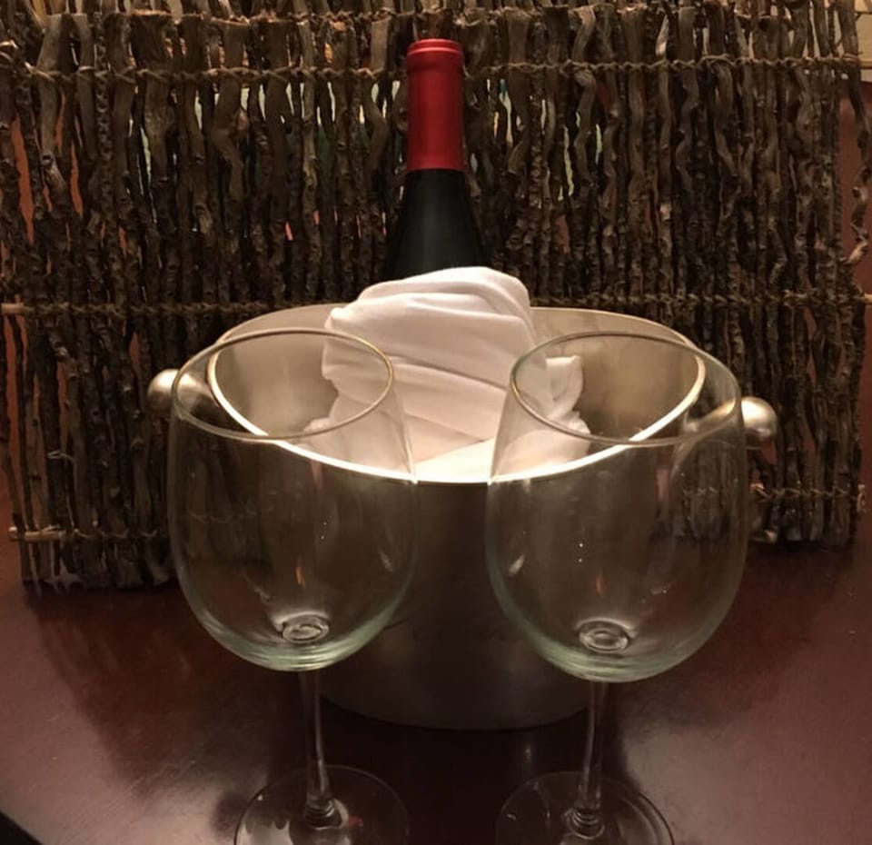 Complimentary bottle of wine upon check in.