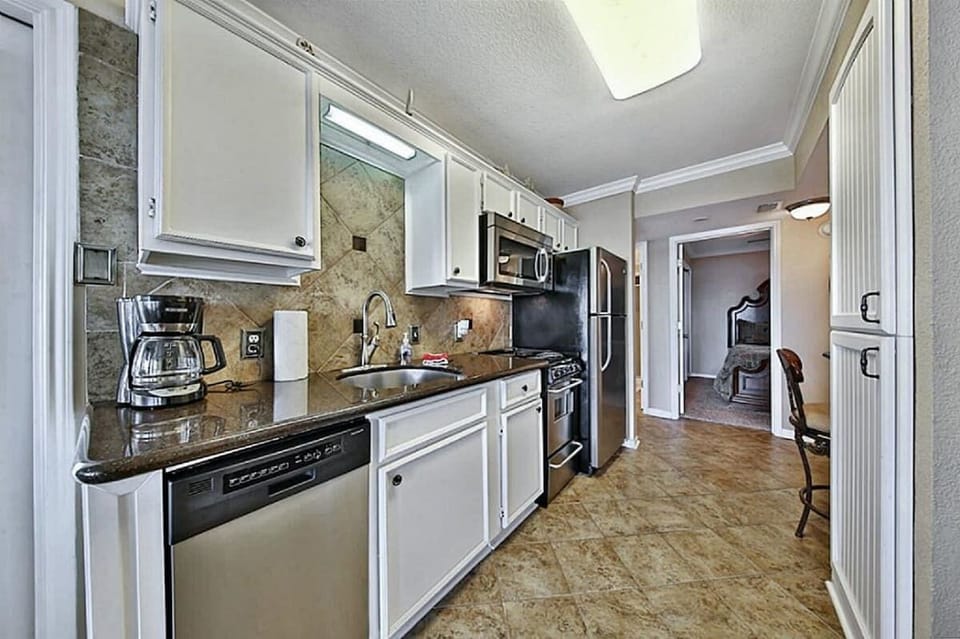 Kitchen with stainless appliances 