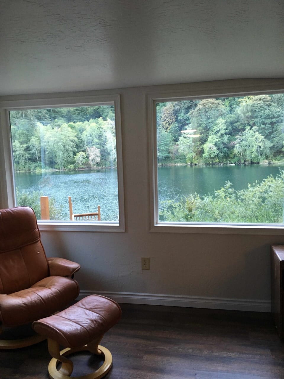 view of river from game room!