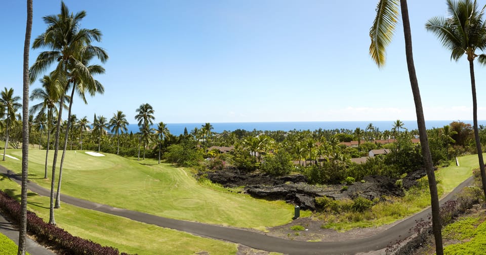 Lovely Kona Country Club Golf Course right off the property.