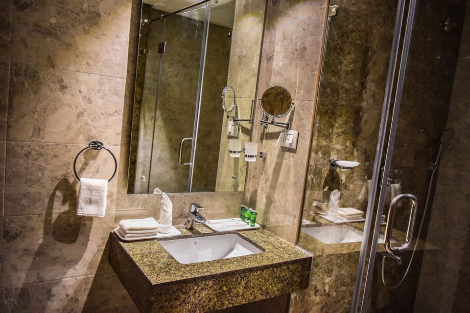 Deluxe Room | Bathroom | Shower, free toiletries, towels