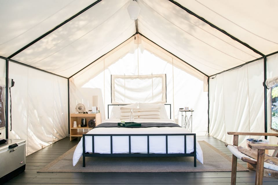 Room (Adventure Tent) | Premium bedding, memory foam beds, in-room safe, free WiFi