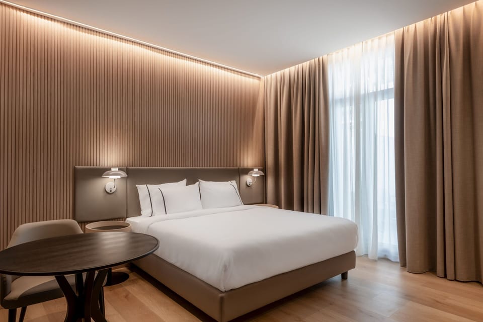 Superior Room, 1 Queen Bed, Terrace | In-room safe, blackout drapes, soundproofing, free cribs/infant beds