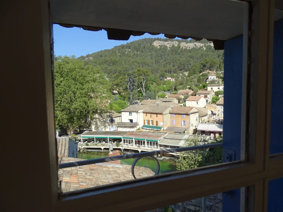 View from the living-room, village side