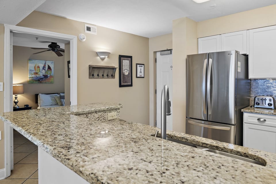 Kitchen and 2nd bedroom
