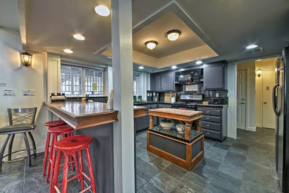 View into the kitchen