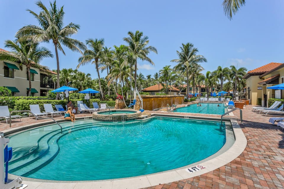 Adult only pool area.