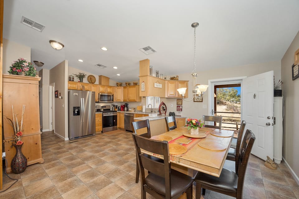 Open Concept Kitchen, Dining, Great Room.
