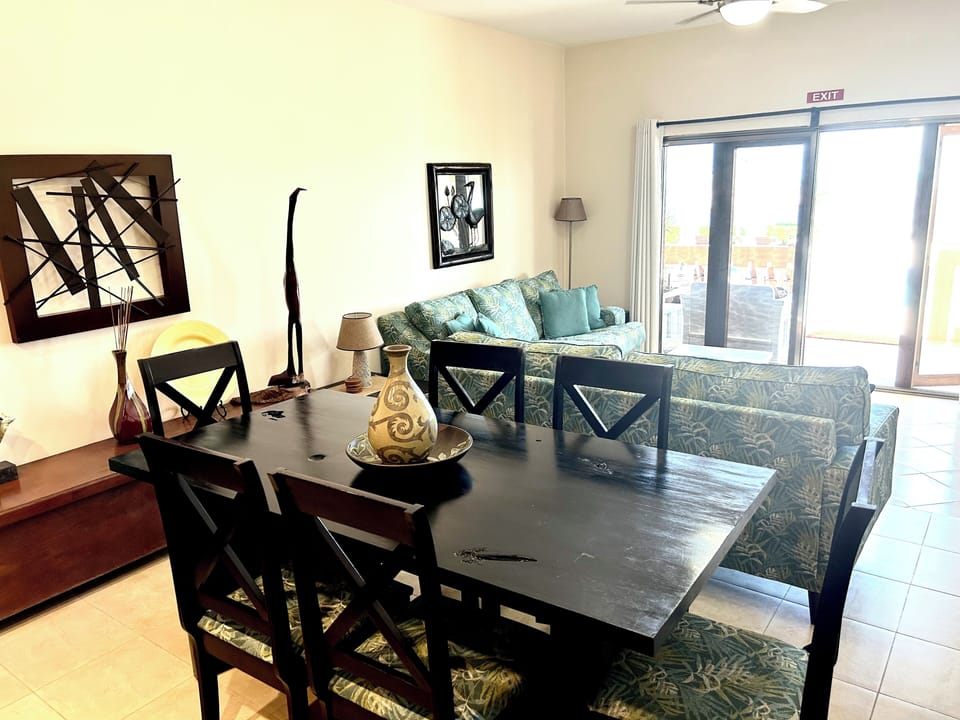 Living room- oceanfront views