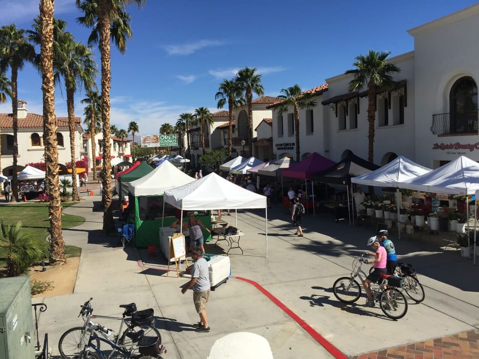 Sunday at La Quinta Farmer's market
